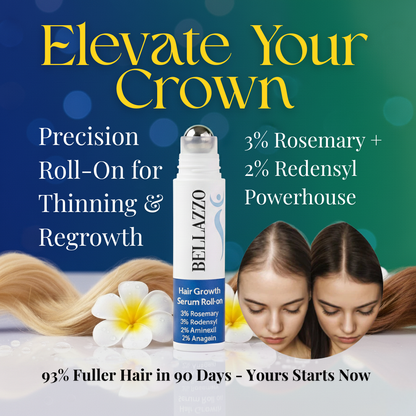 Advanced Hair Growth Roll-On Serum By BELLAZZO